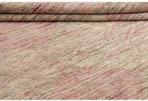 Tappeto Berbero Geometrico Beige Rosa 248x303 Cm