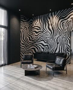 Carta da parati Strisce di zebra, Motivi decorativi, Carta da parati Esclusiva Tapeko, t00969 - Tapeko.it