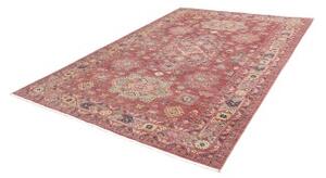 Tappeto Kazak Fine Stilizzato Rosso Mattone Beige 207x290 Cm
