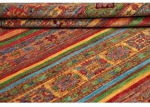 Tappeto Istintia Geometrico Rosso Giallo Ocra 269x353 Cm