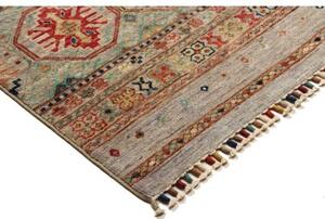 Tappeto Istintia Stilizzato Beige Rosso Mattone Corsia 80x292 Cm