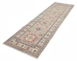 Tappeto Kazak Geometrico Beige Rosso Corsia 85x291 Cm