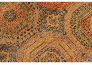 Tappeto Kairo Stilizzato Giallo Ocra Blu 126x189 Cm
