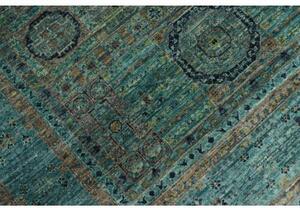 Tappeto Kairo Medaglione Verde Petrolio Blu 123x179 Cm
