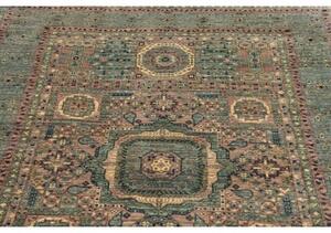 Tappeto Kairo Stilizzato Verde Petrolio Beige 127x183 Cm