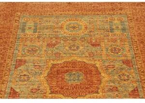 Tappeto Kairo Stilizzato Ruggine Azzurro 101x145 Cm