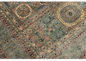 Tappeto Kairo Stilizzato Verde Petrolio Beige 127x183 Cm