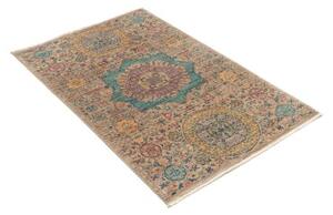 Tappeto Kairo Stilizzato Beige Blu Petrolio 81x125 Cm