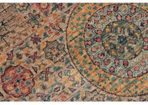 Tappeto Kairo Stilizzato Beige Blu Petrolio 81x125 Cm