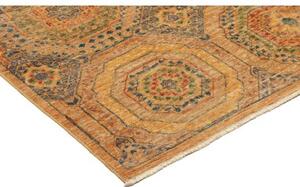 Tappeto Kairo Stilizzato Giallo Ocra Blu 126x189 Cm