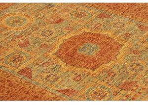 Tappeto Kairo Stilizzato Ruggine Azzurro 101x145 Cm