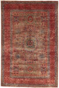 Tappeto Kairo Stilizzato Rosso Beige 128x190 Cm
