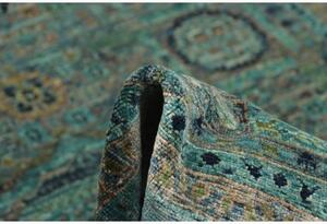 Tappeto Kairo Medaglione Verde Petrolio Blu 123x179 Cm