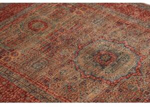 Tappeto Kairo Stilizzato Rosso Beige 128x190 Cm