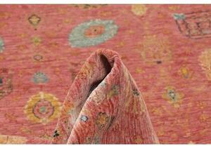 Tappeto Floralia Floreale Rosso Mattone Blu Petrolio 240x305 Cm