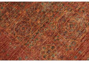 Tappeto Kairo Stilizzato Rosso Mattone Beige 99x151 Cm