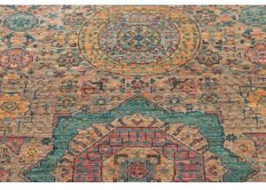 Tappeto Kairo Stilizzato Beige Blu Petrolio 81x125 Cm