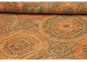 Tappeto Kairo Stilizzato Giallo Ocra Blu 126x189 Cm