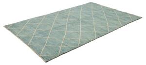 Tappeto Berbero Geometrico Verde Acqua Avorio 153x245 Cm