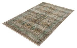 Tappeto Kairo Stilizzato Verde Petrolio Beige 127x183 Cm