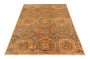 Tappeto Kairo Stilizzato Giallo Ocra Blu 126x189 Cm