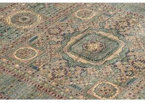 Tappeto Kairo Stilizzato Verde Petrolio Beige 127x183 Cm