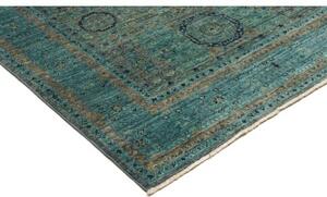 Tappeto Kairo Medaglione Verde Petrolio Blu 123x179 Cm