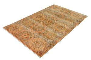 Tappeto Kairo Stilizzato Giallo Ocra Blu 126x189 Cm