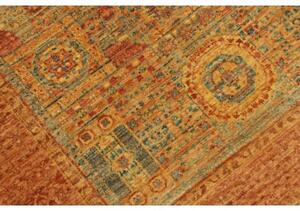 Tappeto Kairo Stilizzato Ruggine Azzurro 101x145 Cm