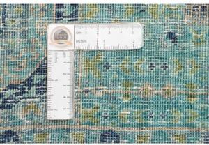 Tappeto Kairo Medaglione Verde Petrolio Blu 123x179 Cm