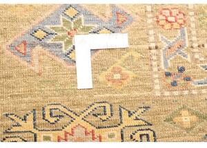 Tappeto Kazak Fine Stilizzato Becco Di Oca Blu 279x374 Cm