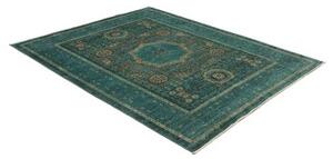 Tappeto Kairo Geometrico Verde Petrolio Beige 152x206 Cm