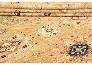 Tappeto Kazak Fine Stilizzato Becco Di Oca Blu 279x374 Cm