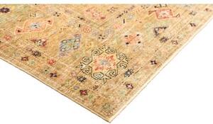 Tappeto Kazak Fine Stilizzato Becco Di Oca Blu 279x374 Cm
