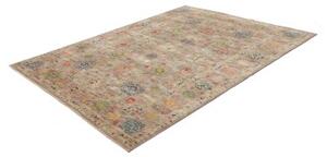 Tappeto Floralia Floreale Rosa Antico Rosso Ruggine 168x236 Cm