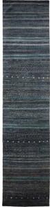 Tappeto Cromopura Geometrico Blu Scuro Azzurro Corsia 90x428 Cm