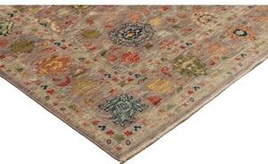 Tappeto Floralia Floreale Rosa Antico Rosso Ruggine 168x236 Cm