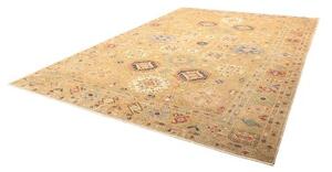 Tappeto Kazak Fine Stilizzato Becco Di Oca Blu 279x374 Cm