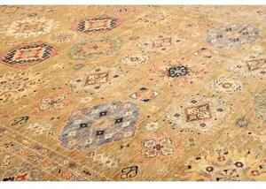 Tappeto Kazak Fine Stilizzato Becco Di Oca Blu 279x374 Cm