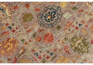 Tappeto Floralia Floreale Rosa Antico Rosso Ruggine 168x236 Cm
