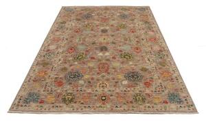 Tappeto Floralia Floreale Rosa Antico Rosso Ruggine 168x236 Cm