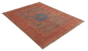 Tappeto Kairo Medaglione Rosso Mattone Blu 147x194 Cm