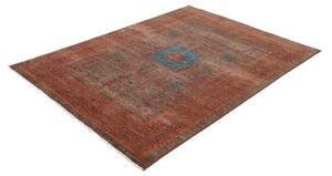 Tappeto Kairo Medaglione Rosso Mattone Blu 147x194 Cm