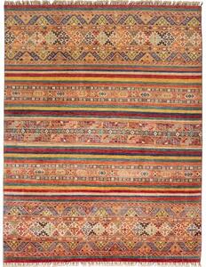 Tappeto Samarkand Geometrico Rosso Mattone Ocra 252x294 Cm