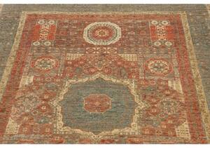 Tappeto Kairo Stilizzato Ruggine Grigio 127x189 Cm