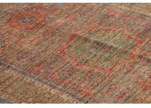 Tappeto Kairo Geometrico Ruggine Verde Oliva 126x182 Cm