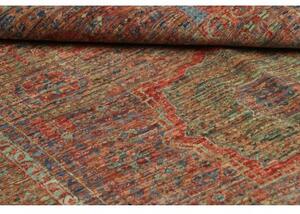 Tappeto Kairo Geometrico Ruggine Verde Oliva 126x182 Cm
