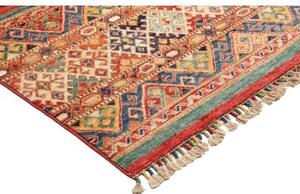 Tappeto Samarkand Geometrico Rosso Mattone Ocra 252x294 Cm