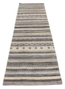 Tappeto Cromopura Geometrico Blu Avorio Corsia 80x286 Cm