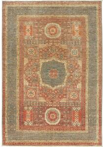 Tappeto Kairo Stilizzato Ruggine Grigio 127x189 Cm